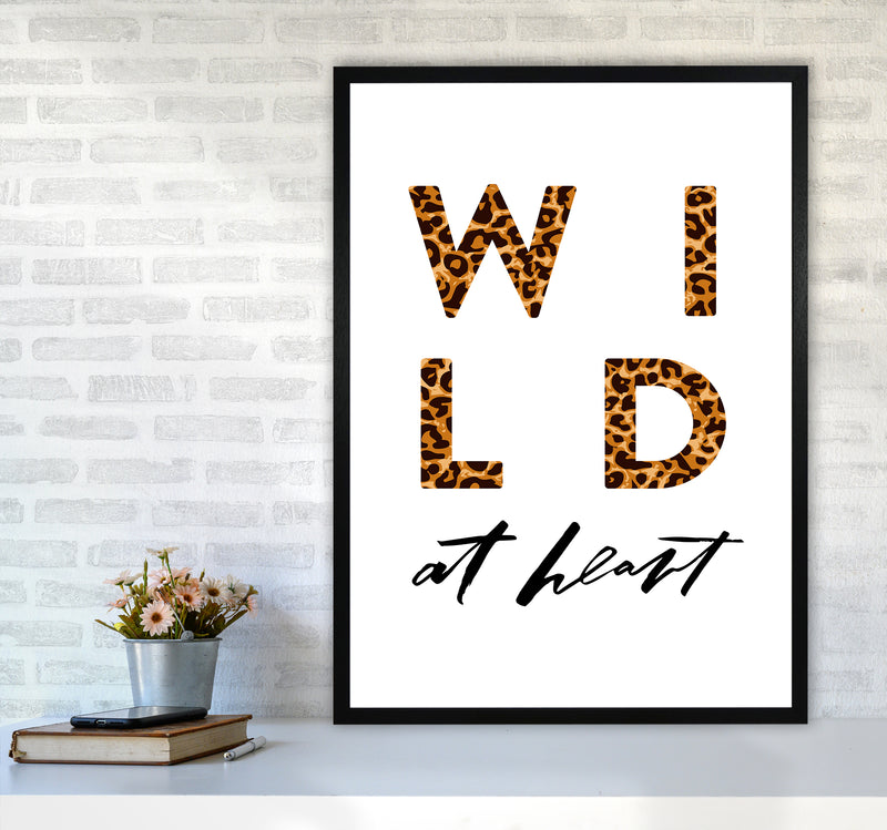Wild At Heart By Planeta444 A1 White Frame