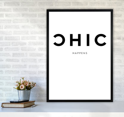 Chic Happens2 By Planeta444 A1 White Frame