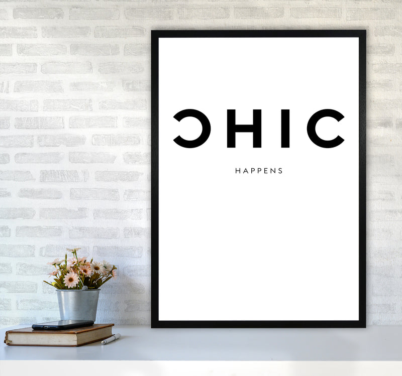 Chic Happens2 By Planeta444 A1 White Frame