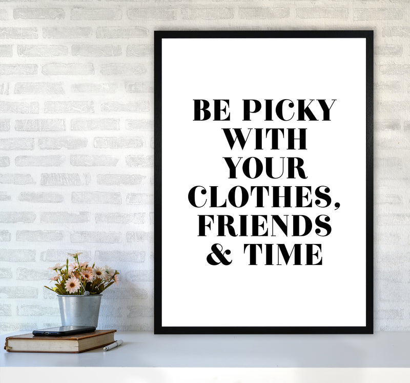 Be Picky By Planeta444 A1 White Frame