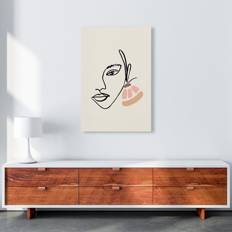 Boho Face With Earrings Sketch1 By Planeta444 A1 Canvas