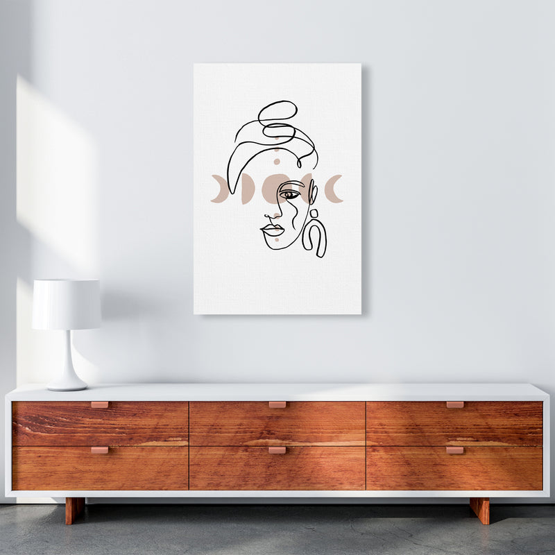 Face With Earrings Moonphases By Planeta444 A1 Canvas