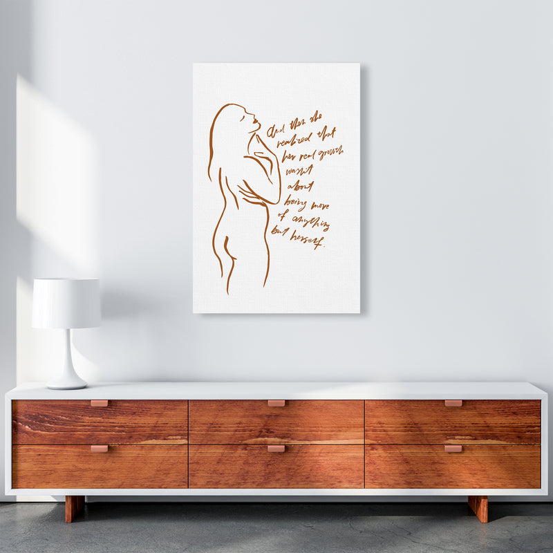 And Then She Realized Sketch By Planeta444 A1 Canvas