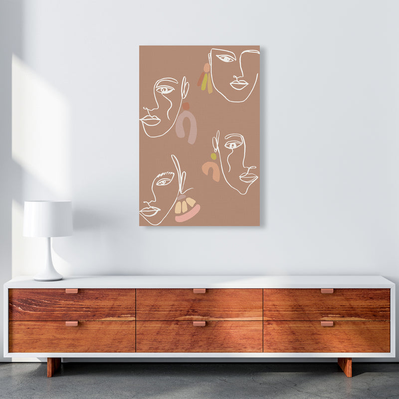 Boho Faces Mix Colors By Planeta444 A1 Canvas