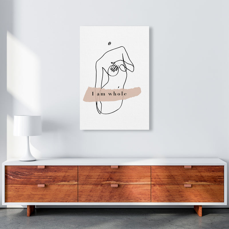 Covering Breasts With One Hand I Am Whole By Planeta444 A1 Canvas