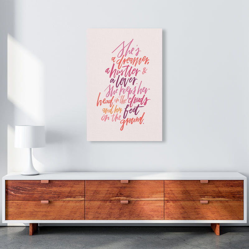 Shes A Dreamer Hustler Lover COLOR By Planeta444 A1 Canvas
