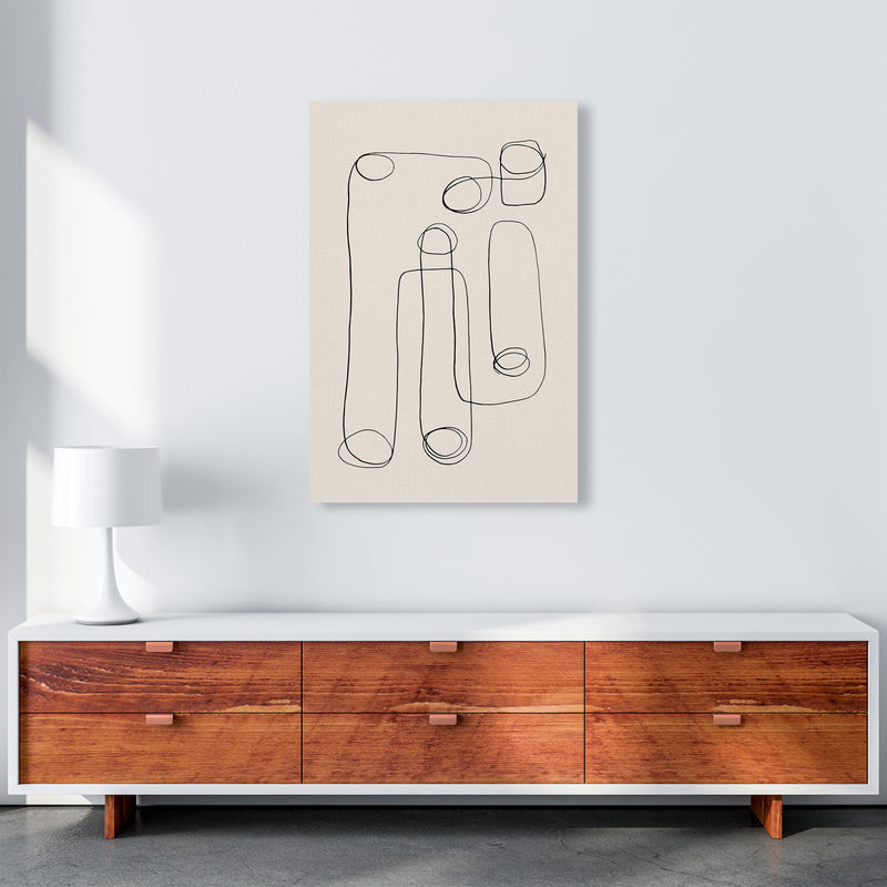 Abstract Line Doodles By Planeta444 A1 Canvas