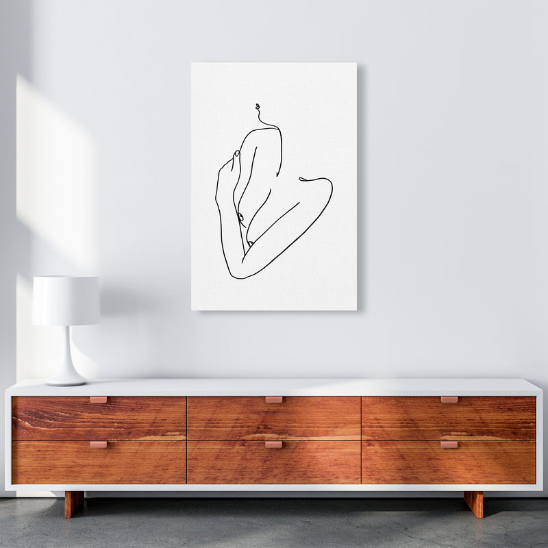 Female Holding Arms  By Planeta444 A1 Canvas
