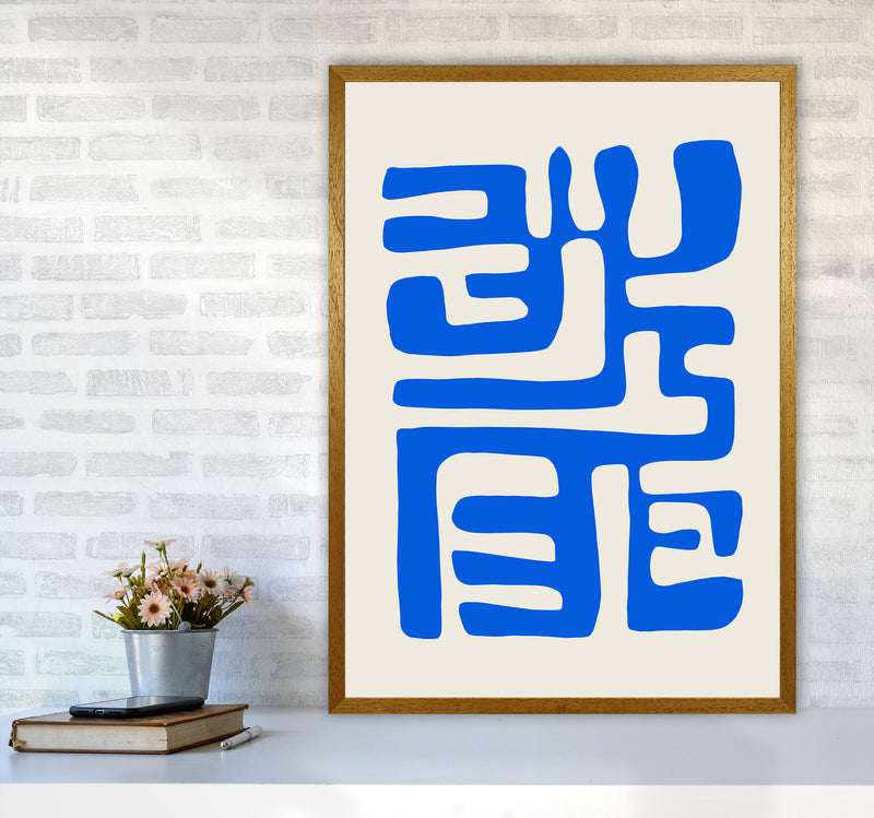 Abstract Geometric Labyrinth1cutout By Planeta444 A1 Print Only