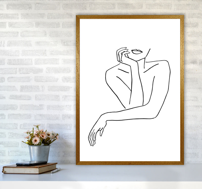 Line Arms Resting On Counter By Planeta444 A1 Print Only