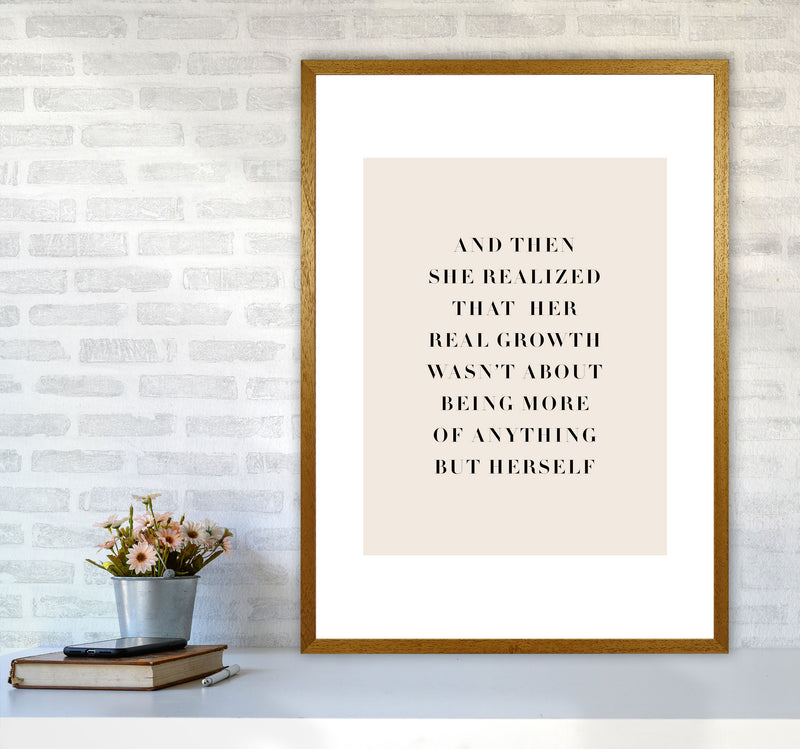 And Then She Realized Type By Planeta444 A1 Print Only