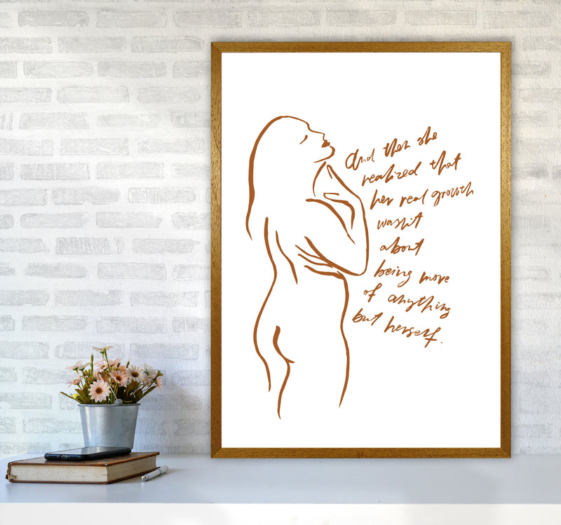 And Then She Realized Sketch By Planeta444 A1 Print Only