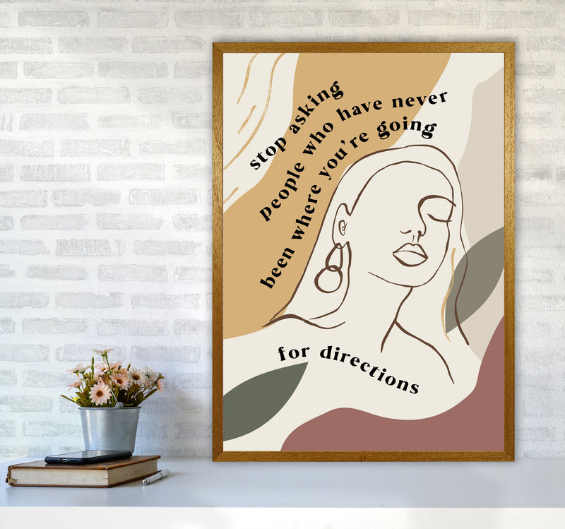Stop Asking People By Planeta444 A1 Print Only