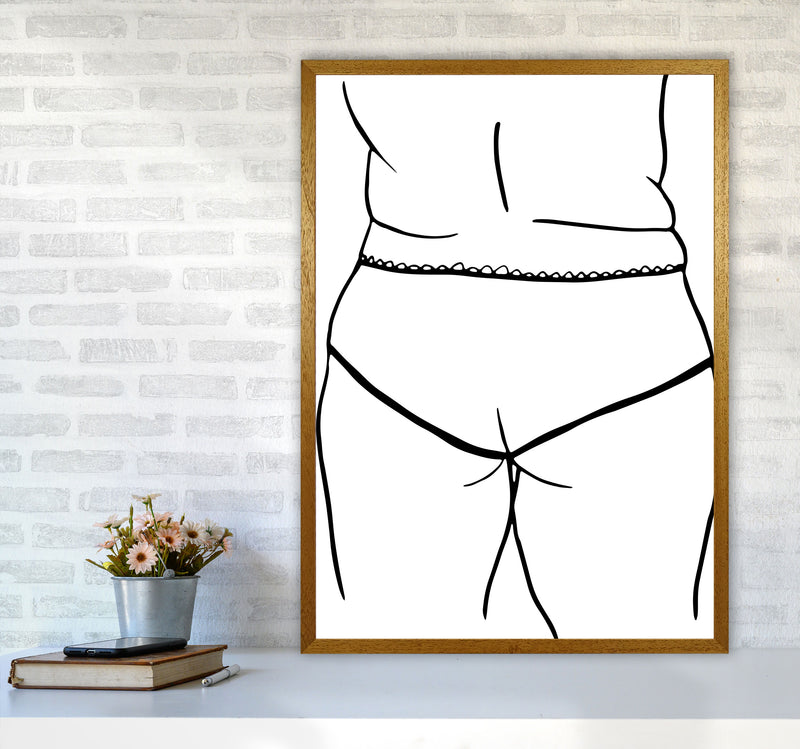 Curvy Female Back2 By Planeta444 A1 Print Only