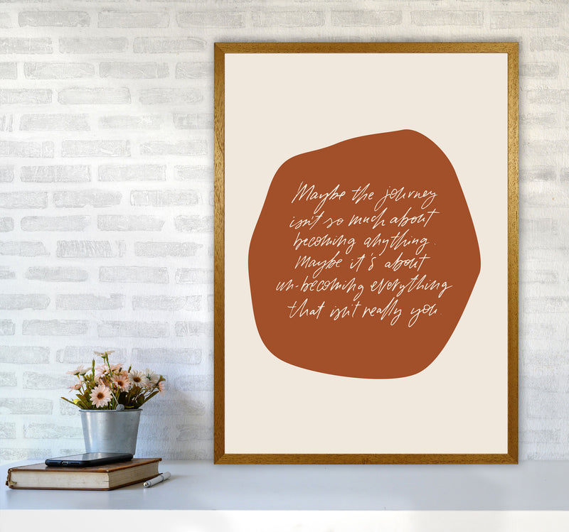 Maybe The Journey By Planeta444 A1 Print Only