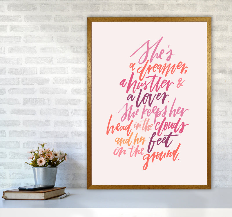 Shes A Dreamer Hustler Lover COLOR By Planeta444 A1 Print Only
