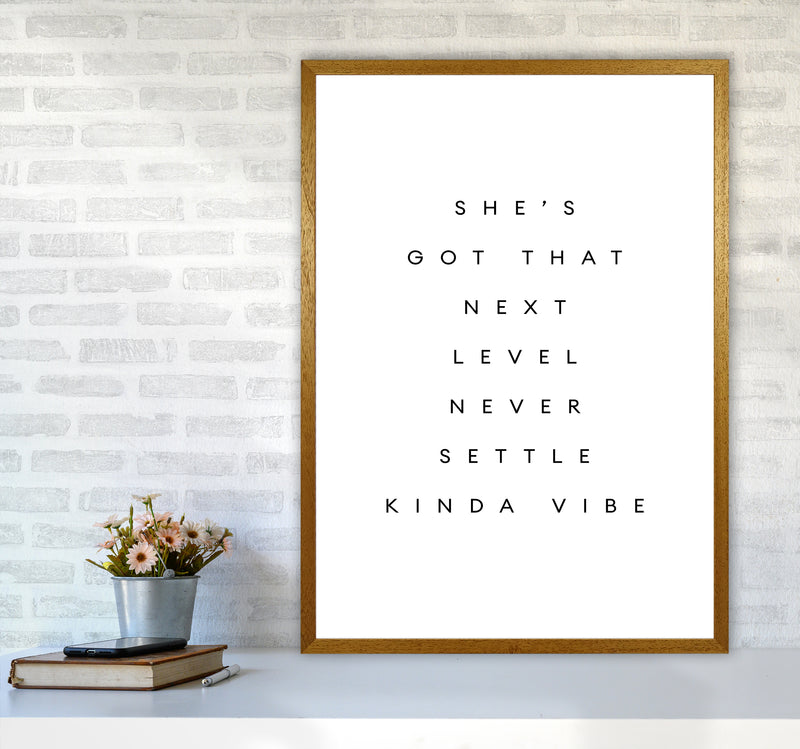 Shes Got That Next Level Plain By Planeta444 A1 Print Only