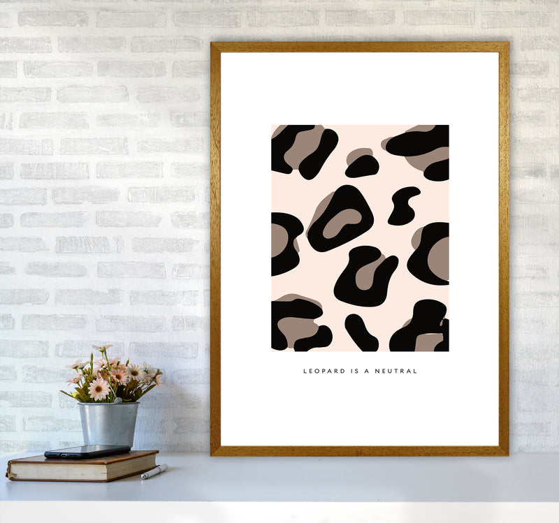 Big Leopard Powder Rose By Planeta444 A1 Print Only