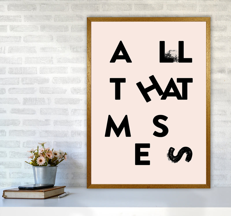 All That Mess Black By Planeta444 A1 Print Only