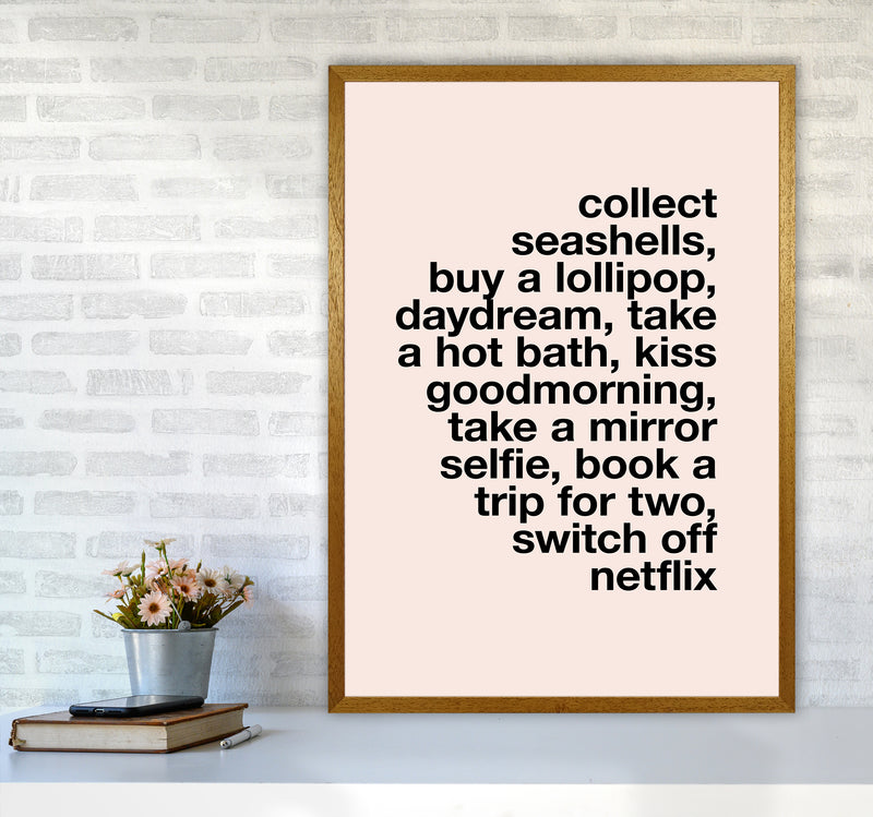 Collect Seashells By Planeta444 A1 Print Only