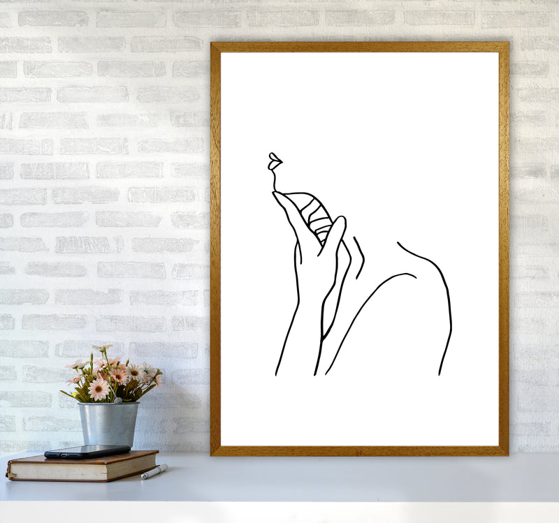 Finger On Chin By Planeta444 A1 Print Only