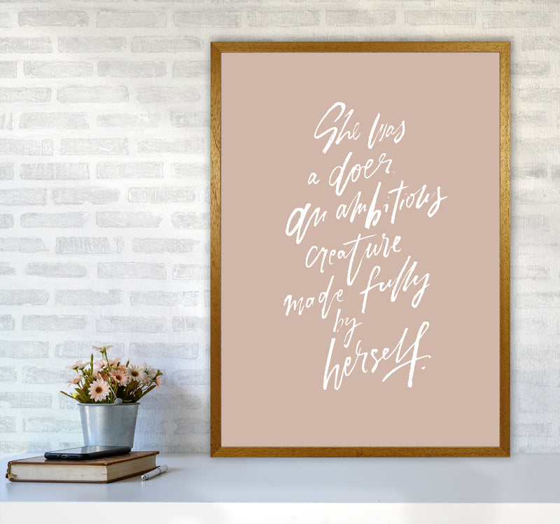 She Was A Doer By Planeta444 A1 Print Only