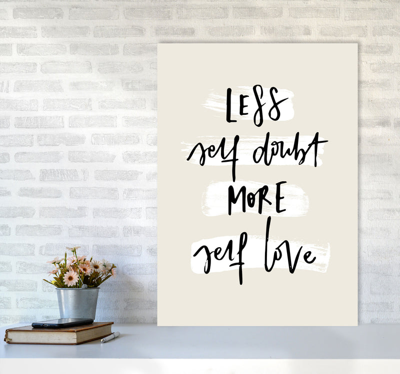 Less Selfdoubt More Selflove By Planeta444 A1 Black Frame