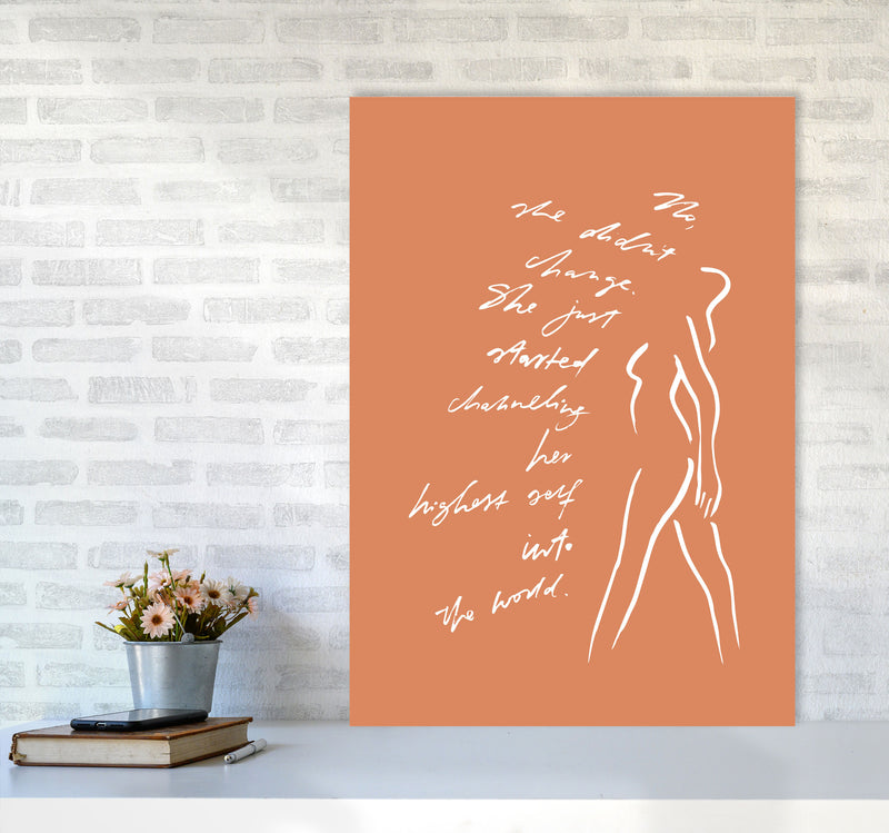 No She Didnt Change Sketch By Planeta444 A1 Black Frame