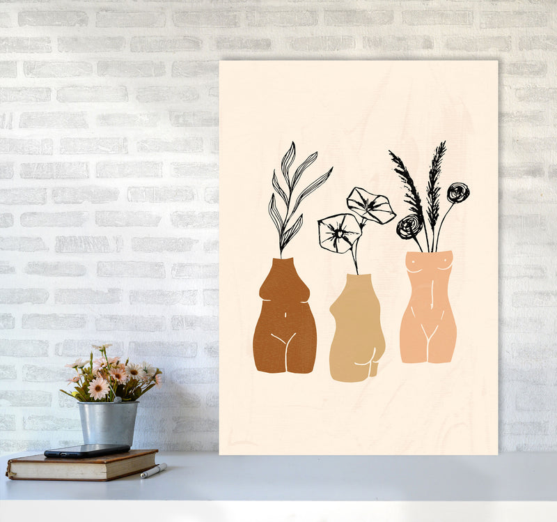 Vases Sculptures 3women1 By Planeta444 A1 Black Frame