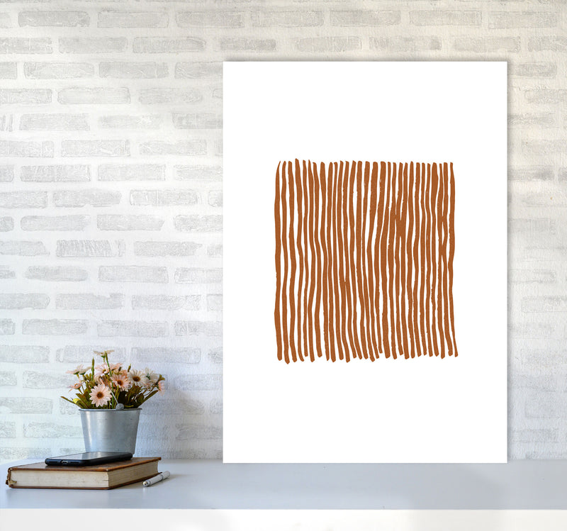Abstract Parallel Lines By Planeta444 A1 Black Frame