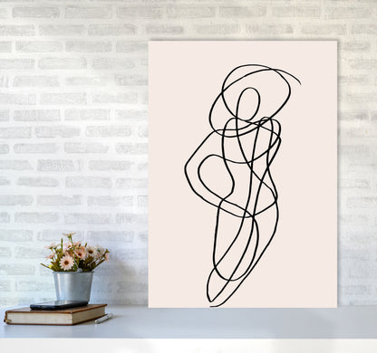 Tangled Lines Female1 By Planeta444 A1 Black Frame