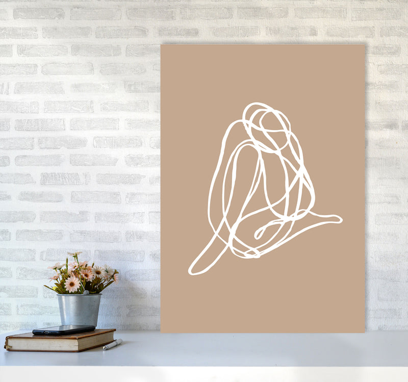 Tangled Lines Female3 By Planeta444 A1 Black Frame