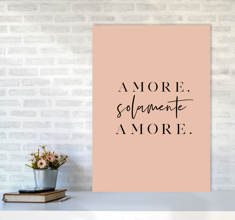 Amore Solamente Amore By Planeta444 A1 Black Frame