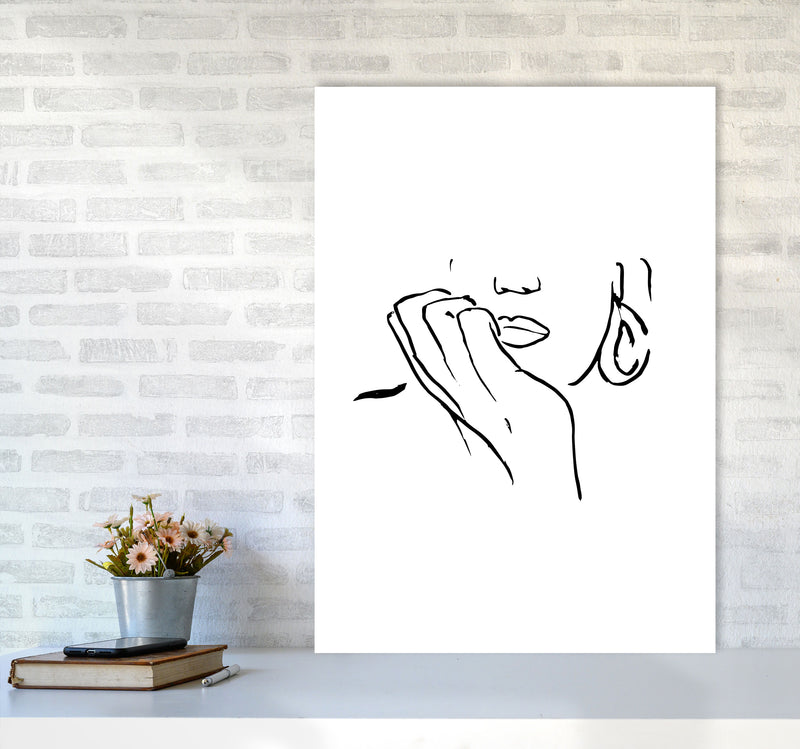 Face Hands Sketch1 By Planeta444 A1 Black Frame