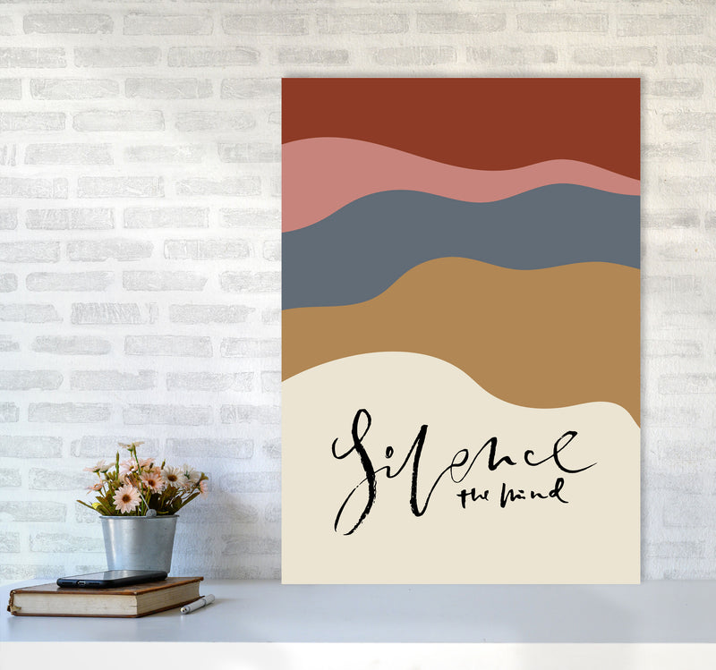 Silence The Mind By Planeta444 A1 Black Frame