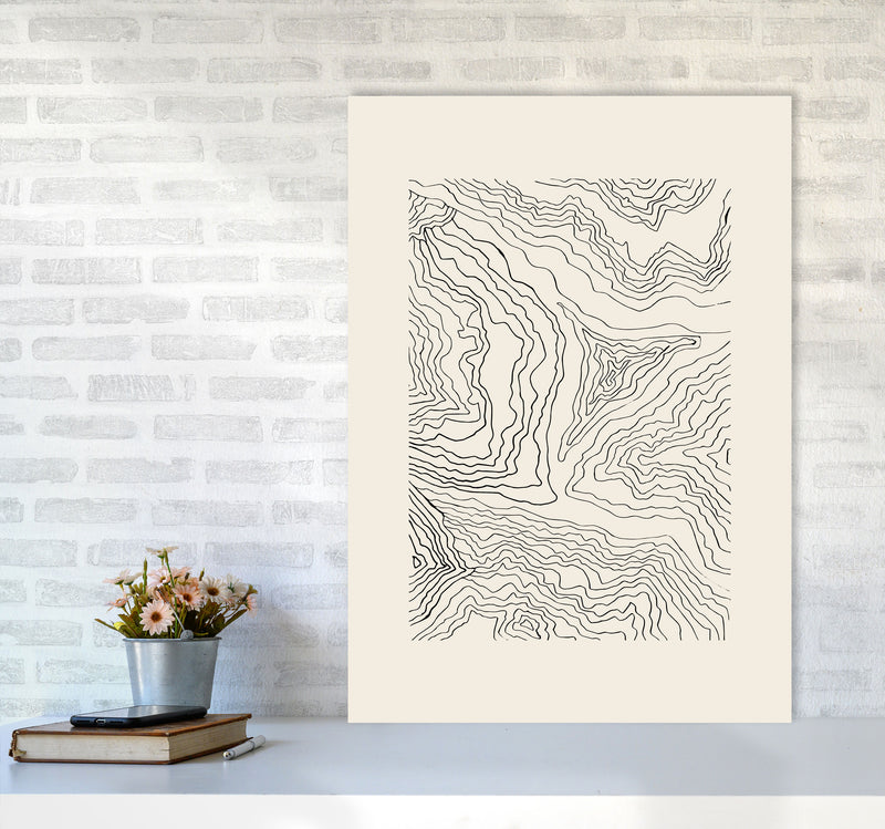Organic Marble By Planeta444 A1 Black Frame