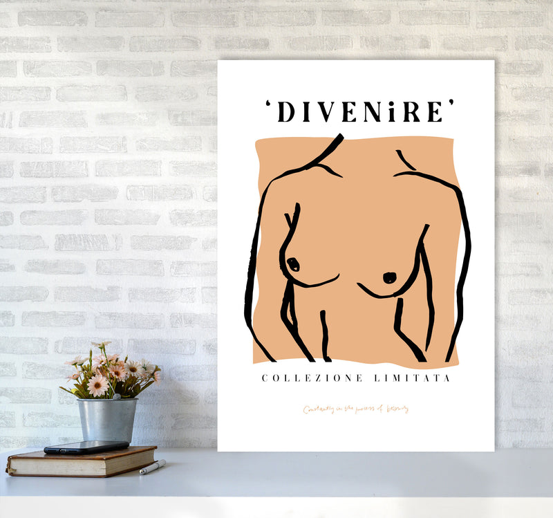 Divenire2 Corpo By Planeta444 A1 Black Frame