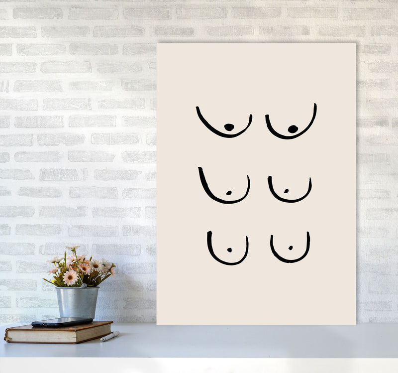 Boobs Triple By Planeta444 A1 Black Frame