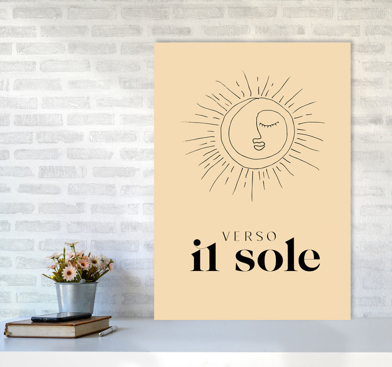 Verso Il Sole By Planeta444 A1 Black Frame