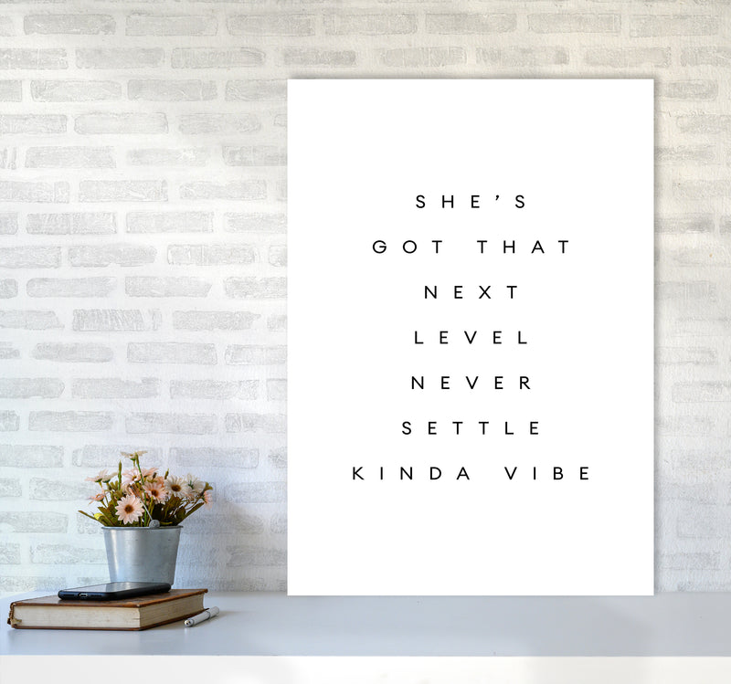 Shes Got That Next Level Plain By Planeta444 A1 Black Frame