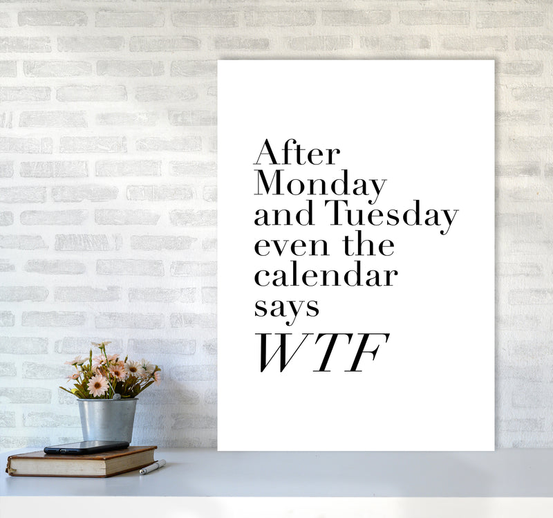 After Monday And Tuesday Wtf By Planeta444 A1 Black Frame