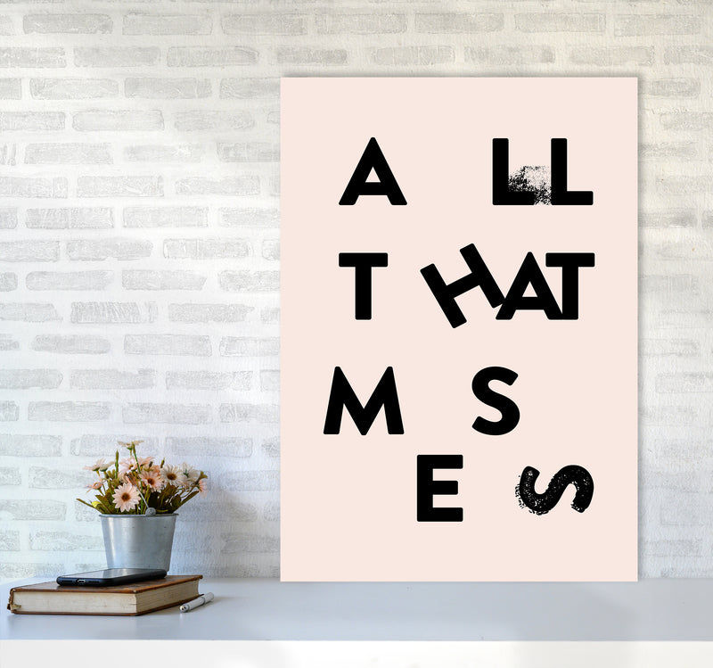 All That Mess Black By Planeta444 A1 Black Frame