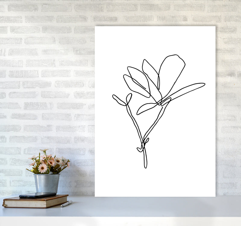 Japanese Magnolia By Planeta444 A1 Black Frame