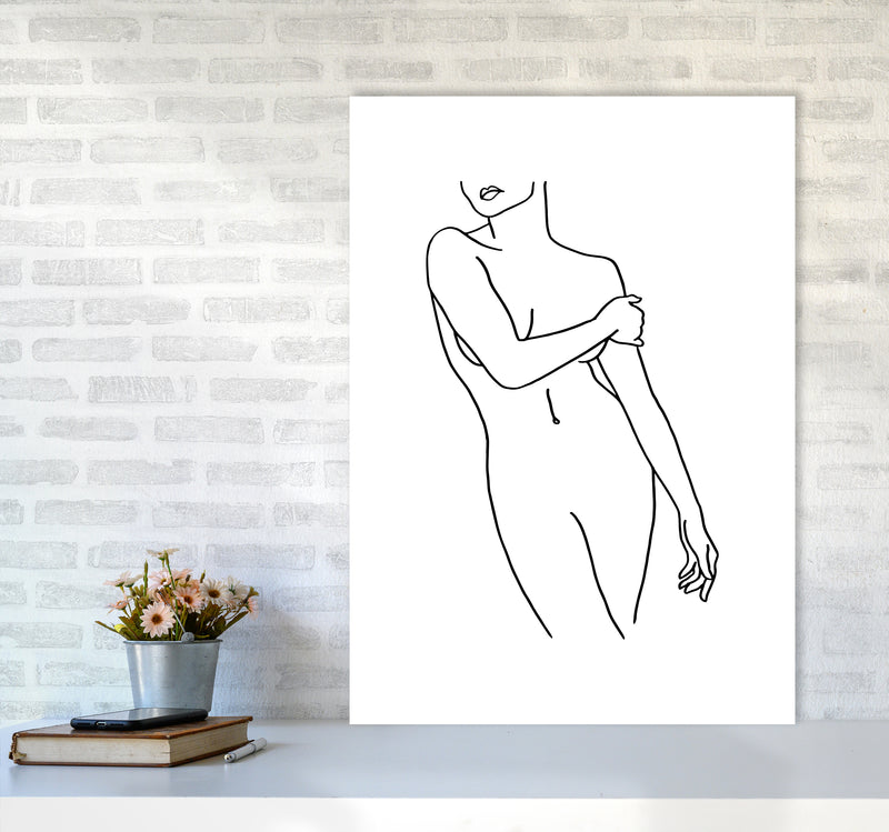 Female Front Pose By Planeta444 A1 Black Frame