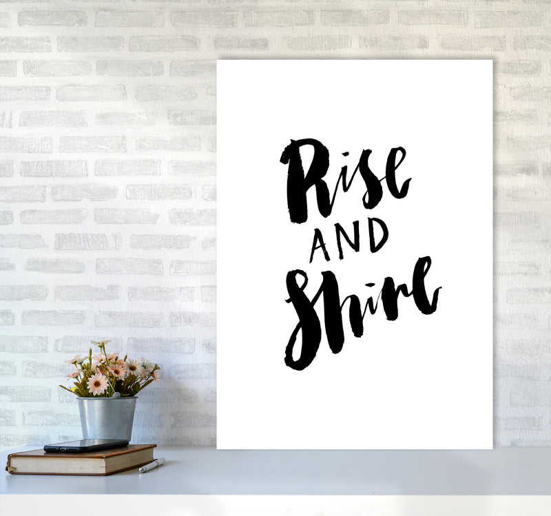 Rise And Shine By Planeta444 A1 Black Frame