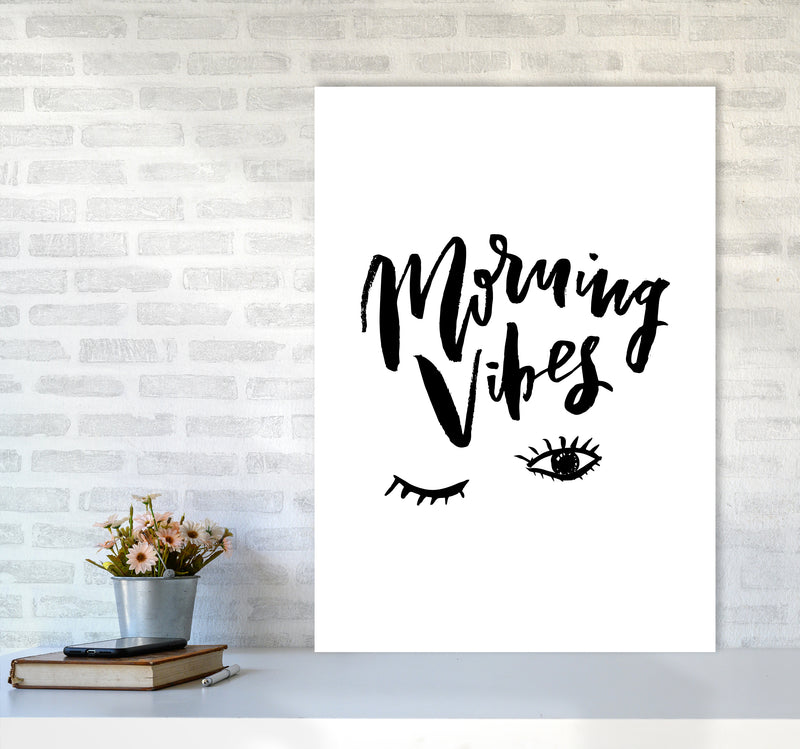 Morning Vibes By Planeta444 A1 Black Frame