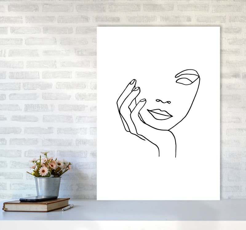 Hand One Eye By Planeta444 A1 Black Frame