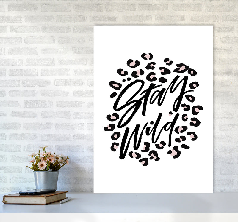 Stay Wild By Planeta444 A1 Black Frame