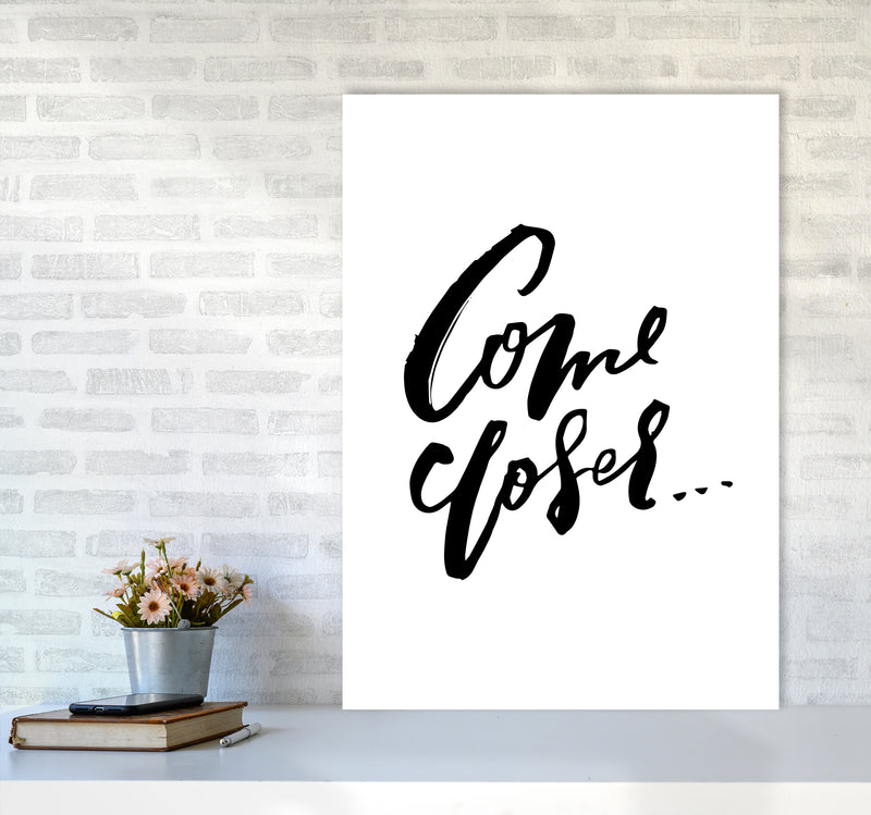 Come Closer By Planeta444 A1 Black Frame