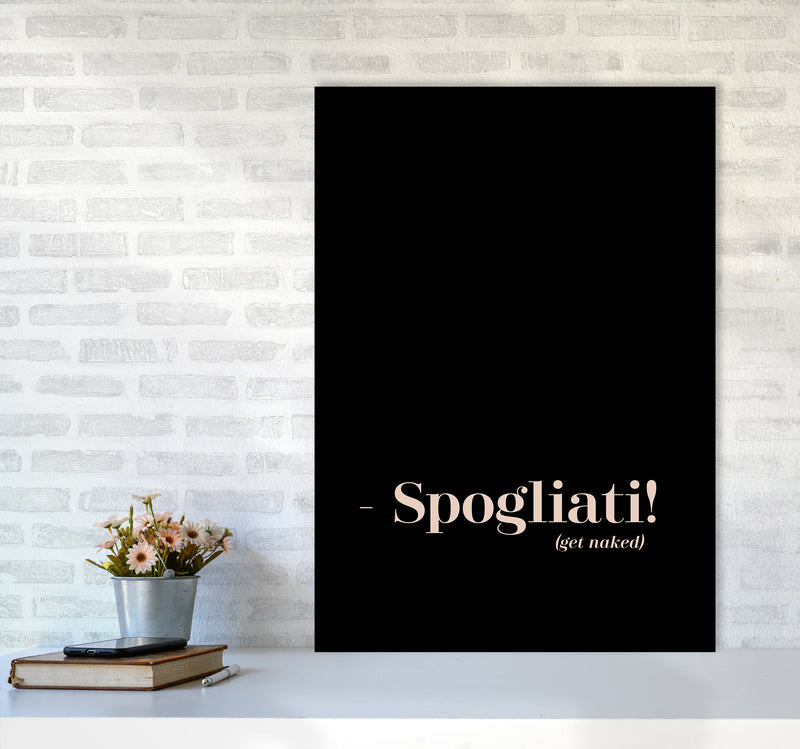 Spogliati By Planeta444 A1 Black Frame